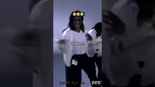 &quot;My name is Michael Jackson&quot; - Michael Jackson having fun with body duo in the set of Black or White
