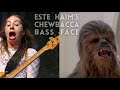 Este Haim's Chewbacca Bass Face