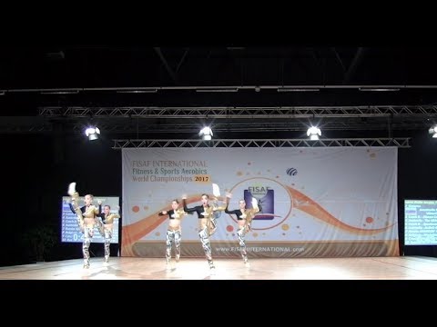 FISAF Int World Fitness & HIP HOP UNITE Championships 2017. PR junior Petite Aerobic: Gamma (RUS)