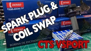 Spark Plugs and Coil Install CTS VSport LF3