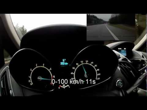 Ford b-max 1.0 eco boost 0-180 km/h