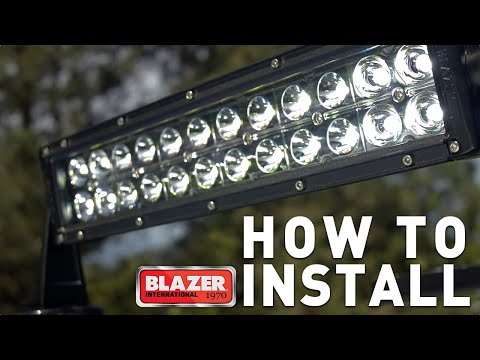 13 In. LED Double Row Light Bar Installation | CWL513 | Blazer International