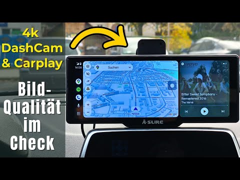 A-SURE CarPlay Display im Test – jetzt mit 4K Dashcam!