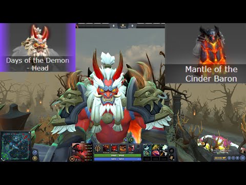 Axe Mix Set Mantle of the Cinder Baron Style 2 / Days of the Demon