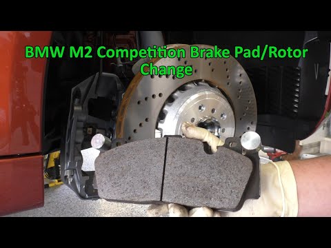 BMW M2 Competition Brake Pads and Rotors Change