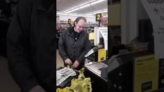 White boy can sang!!!!! Lucas Holliday, Dollar General employee, sings Maxwell's Ascension