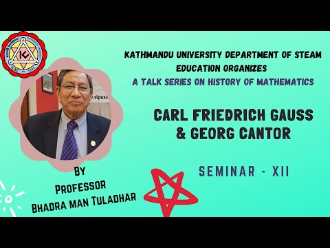 Seminar 12: Carl Friedrich Gauss & Georg Cantor