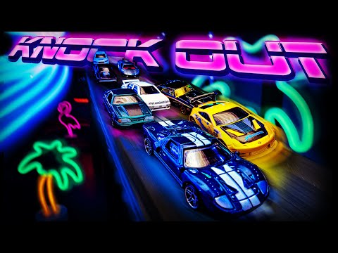 EPIC 8 car diecast Knockouts! Hotwheels race track S3 EP5
