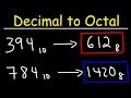 Decimal To Octal Conversion