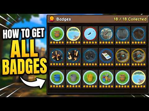 How to GET ALL BADGES in DRAIN THE LAKE Roblox