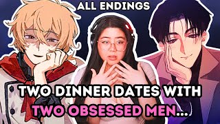 Dinner With Two HOT Yandere Men | Your Perfect Boyfriend + YWTSM: THESEUS - ALL ENDINGS