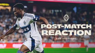 Sam Adekugbe Post-Match Reaction @ Minnesota United FC????️