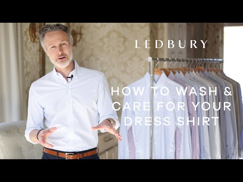 How to Wash and Care for Your Dress Shirt | Expert Tips from Ledbury CEO Paul Trible