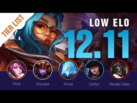 LOW ELO Patch 12.11 TIER LIST | LoL Season 12