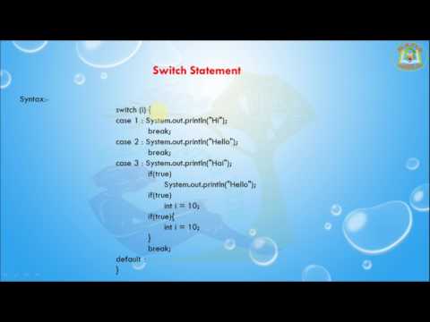 Lesson - 25 : Core Java Basics - Control Flow...