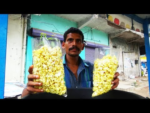 How to Make Popcorn?| Most Popular Snack Item | Rajahmundry Street Food | Popcorn Making Video