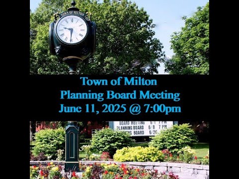 June 11, 2025 Planning Board Meeting