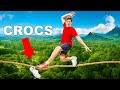 I Tried Extreme Sports In Crocs
