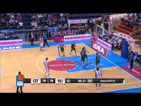 ABA Liga 2015/16 highlights: Crvena zvezda Telekom - Union Olimpija, R06 (18.10.2015)