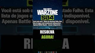 Status de atestado falho no cod warzone? Veja como resolver agora o bug do cod! #cod #warzone