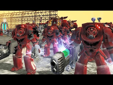 Unification Mod 2021 | Imperial Guard & Space Marines vs Necrons - Survival / Dawn of War: Soulstorm