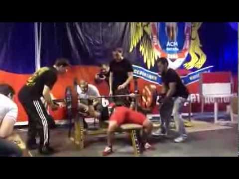 474 lb Raw Bench @ 165 - Roman Eremashvili - (215@75 kgs)