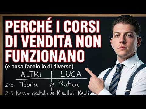 Perché i corsi di vendita non funzionano