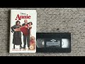 Opening To Annie 1999 Vhs