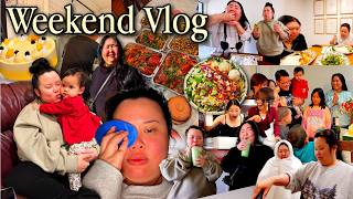 VLOG: surprising my niece for her birthday (she screamed) + cooking at home recipes, eating food! ❤️