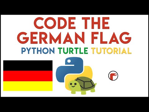 Germany Flag By Using Python