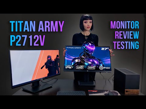 4K 160Hz & FHD 320Hz Dual Mode Monitor! - Titan Army P2712V Review, unboxing, testing