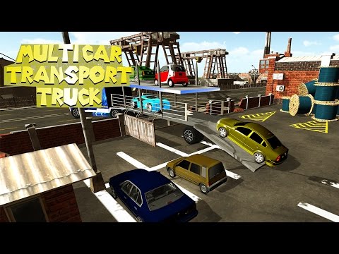 Super Car Transport Truck Video