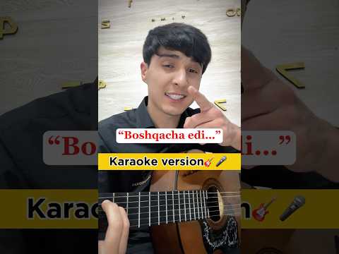 Birga kuylaymiz🎸💙❤️  #jamshidbekvahobov #karaoke #guitarist #boshqachaedi #love #uzbekistan