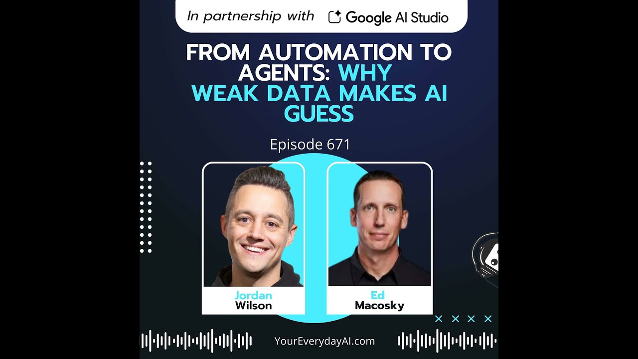 From Automation to Agents: Why Weak Data Makes AI Guess