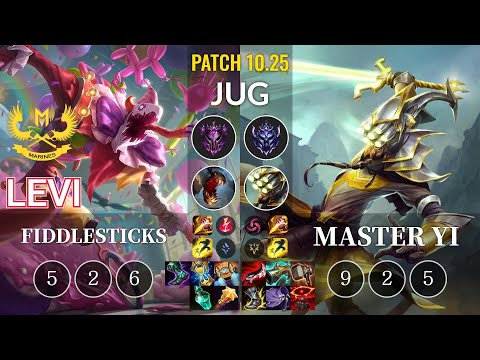 GAM Levi Fiddlesticks vs Master Yi Jungle - KR Patch 10.25