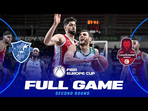 Dinamo BDS Sassari v Casademont Zaragoza | Full Basketball Game | FIBA Europe Cup 2025-26