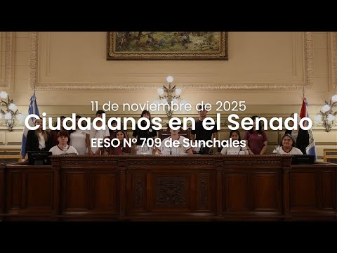 🏛️ SENADO SANTA FE | EESO N° 709 de Sunchales