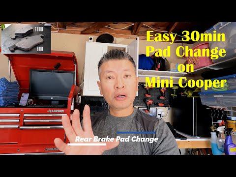 Mini Cooper Rear Brake Pad Change DIY - Easy 30min Job
