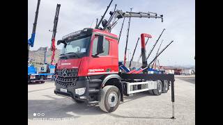بيع شاحنة ذات الخطاف Mercedes-Benz AROCS 2643 6X4 GRÚA HMF 1820 MULTILIFT - صورة 4 | Autoline DZ شاحنة ذات الخطاف Mercedes-Benz AROCS 2643 6X4 GRÚA HMF 1820 MULTILIFT | صورة 4 - Autoline