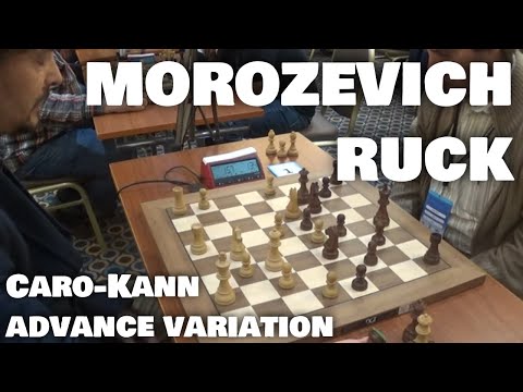 Morozevich against Caro-Kann | Morozevich - Ruck | European Blitz