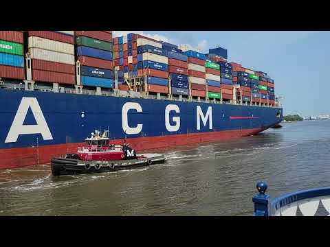 Alexander Von Humboldt entering the Port of Savannah