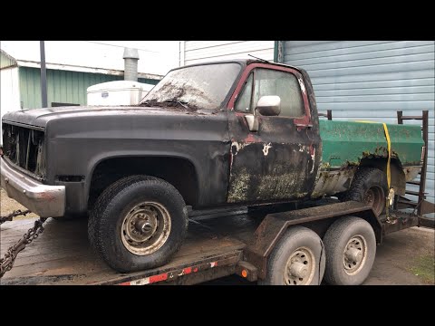 POS Chevy Squarebody Shortbox 4x4 Arrives for a FULL Build