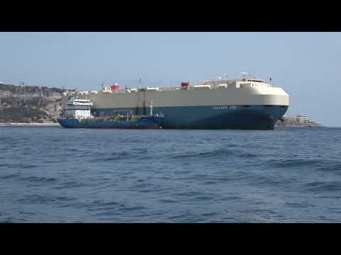 VALIANT ACE Vehicles Carrier at Gibraltar 11 August 2024