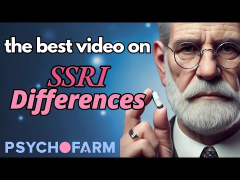 SSRI Differences (Sertraline Escitalopram Citalopram Fluoxetine Fluvoxamine Paroxetine)