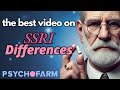 SSRI Differences Sertraline Escitalopram Citalopram Fluoxetine Fluvoxamine Paroxetine