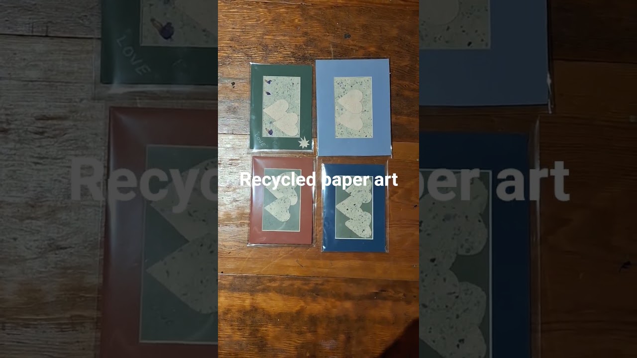 #recycle #paper #art #heart #picture #creativity #handmade #recycle #reuse