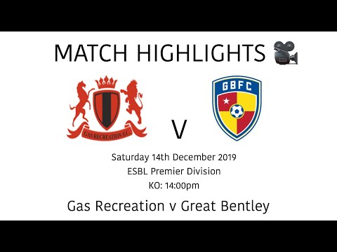 MATCH HIGHLIGHTS 🎥| Gas Recreation 2-2 Great Bentley - ESBL Premier Division