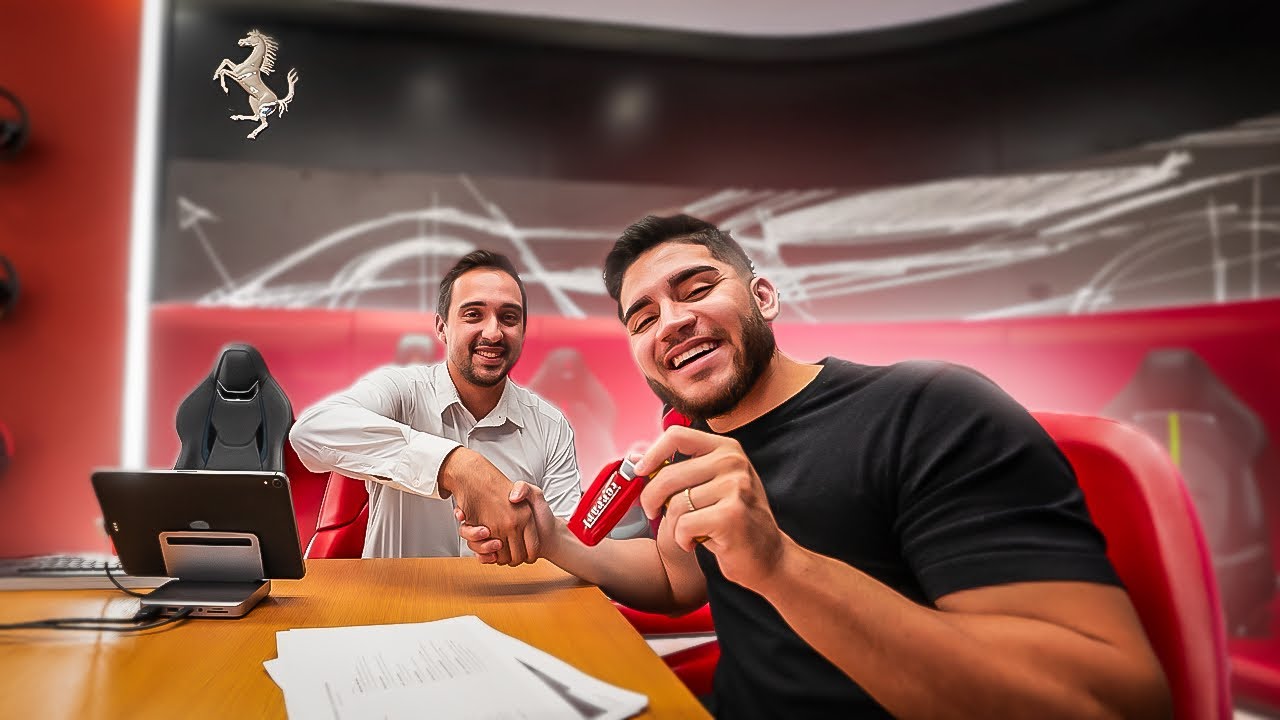 Fui escolher uma Ferrari 0 km 🐎