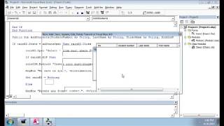 Basic ADD, EDIT, UPDATE, DELETE, SEARCH in VB6 Part 5