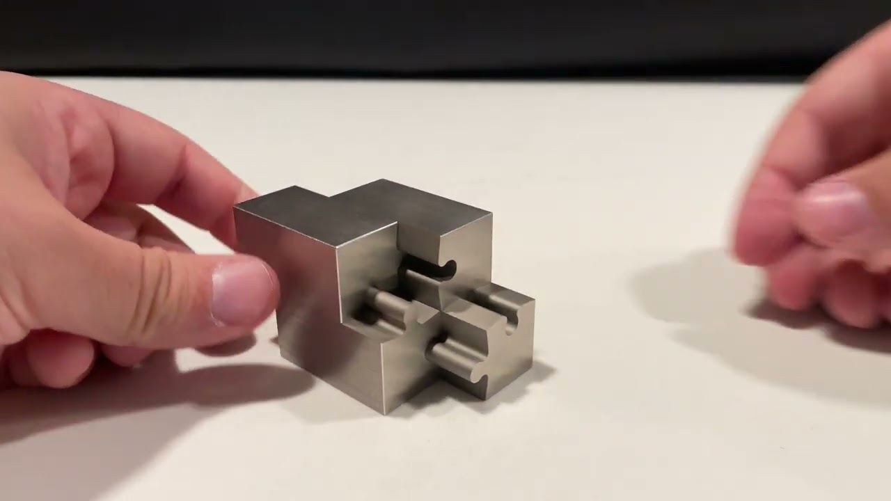 QUBE - Wire EDM Puzzle Cube